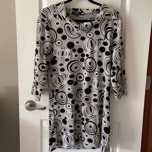 Short knee length dress or long top